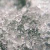 雪の結晶というより氷の塊